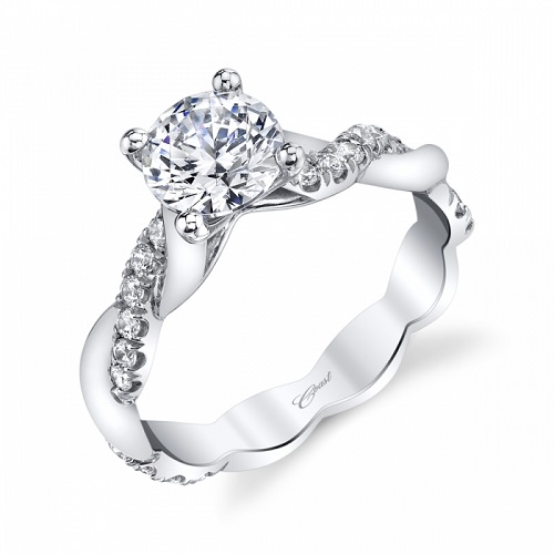 Coast Diamond infinity engagement ring LC7049 high-polish_diamond shank
